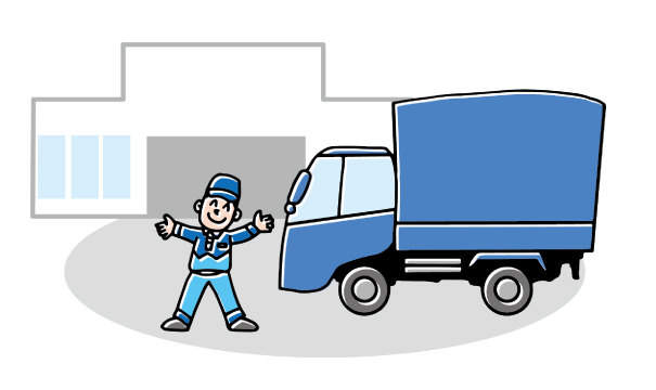 トラックのイラスト